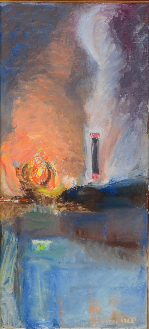 MAJA NORRGREN. Olja på duk.