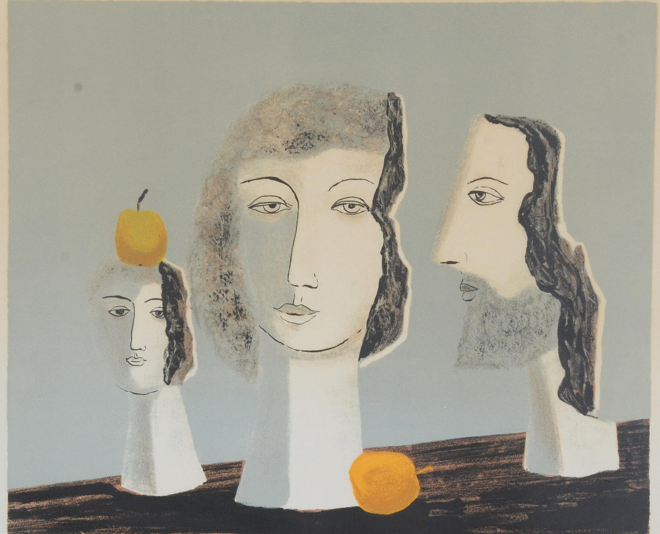 ESAIAS THORÉN. Färglitografi.