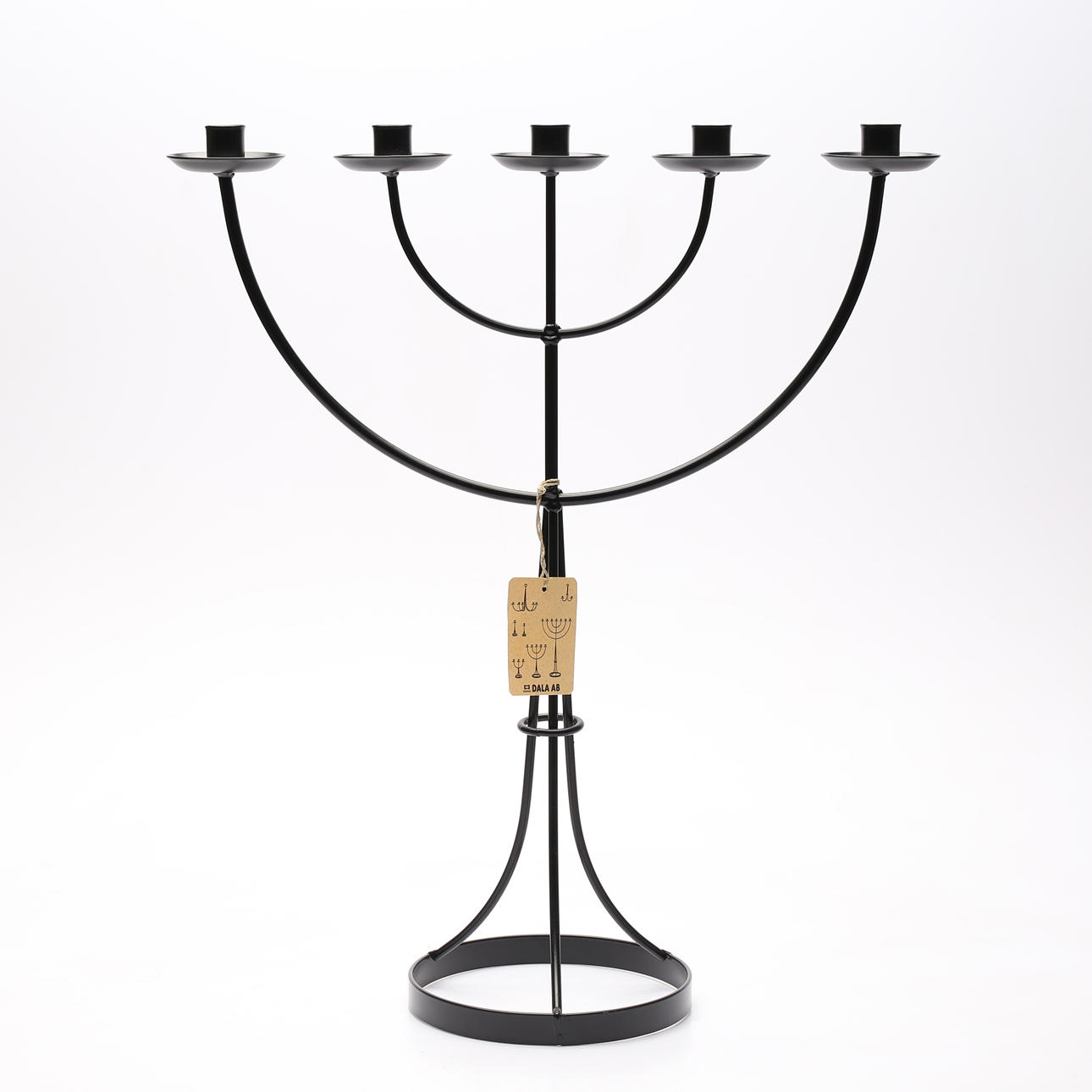 Un candelabro de hierro forjado, Dala AB.