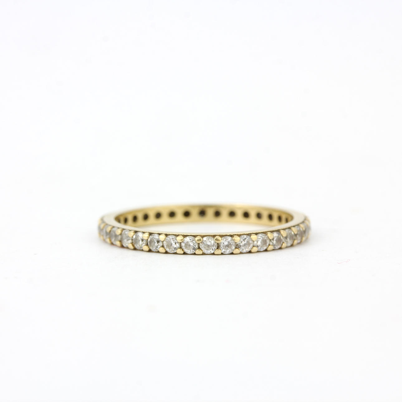 DIAMANT 14CT GULD FULL EVIGHETSRING.