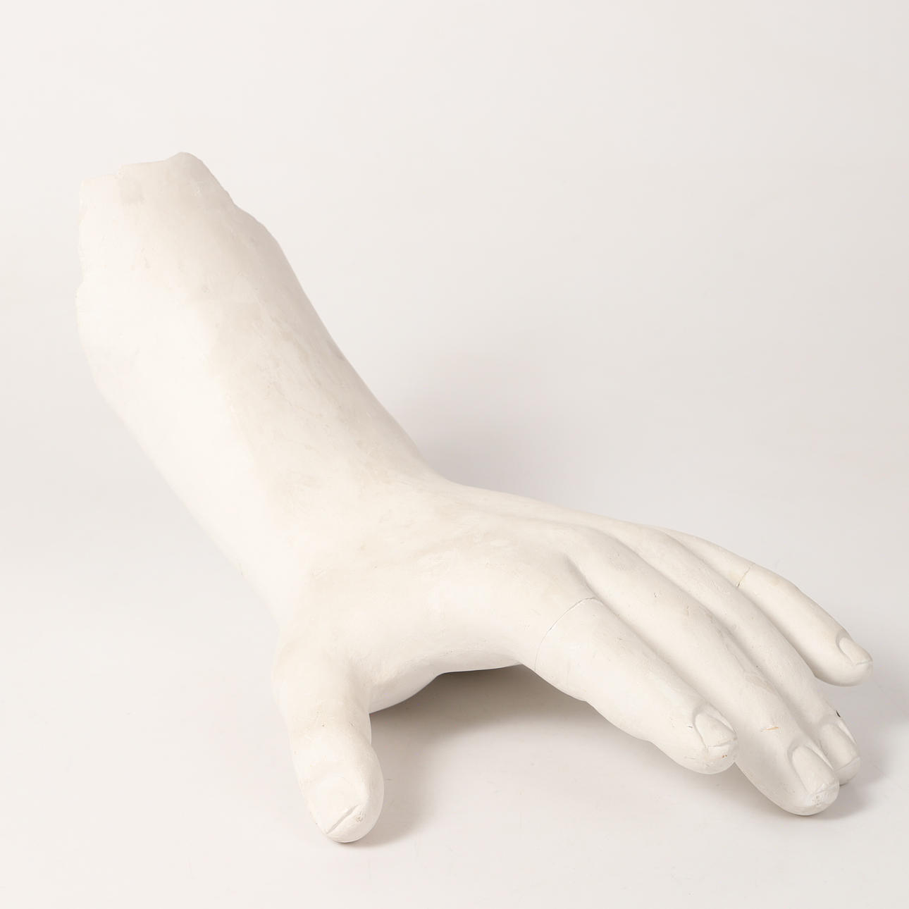 SKULPTUR, gips i form av en hand, 1900-talets senare del. Konst ...