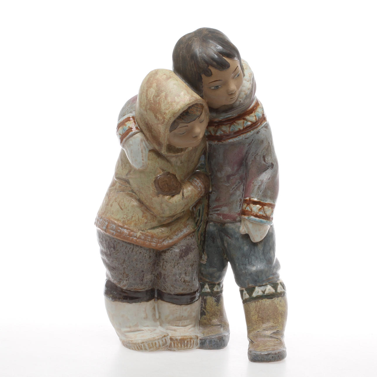 FIGURIN, Eskimåer, keramik, Lladro.