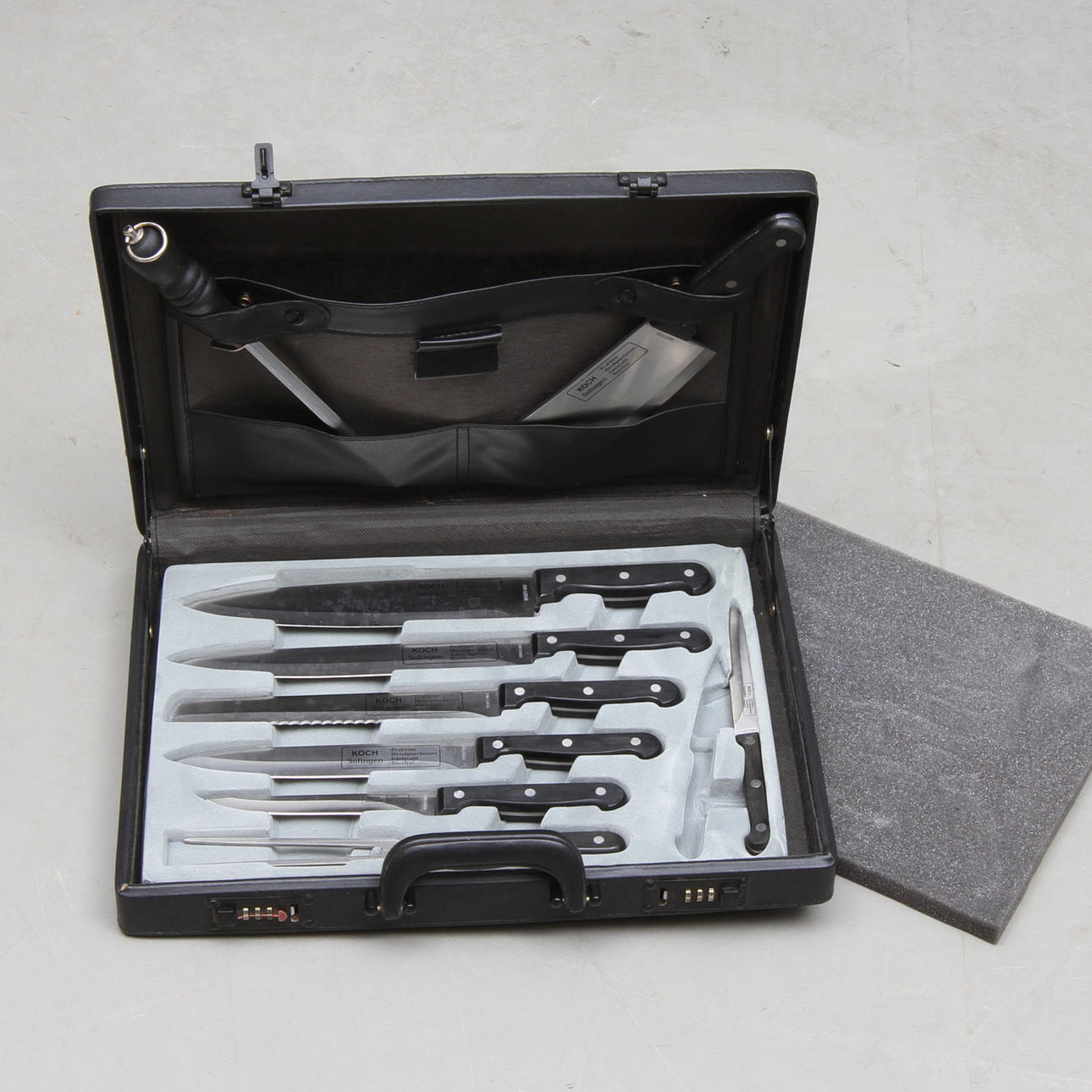 KNIVSET, 11 delar, Koch, Solingen.