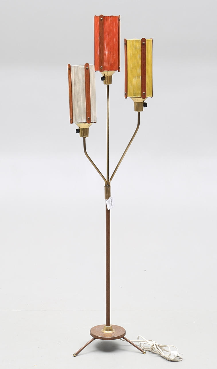 GOLVLAMPA, okänd tillverkare, 1960-tal.