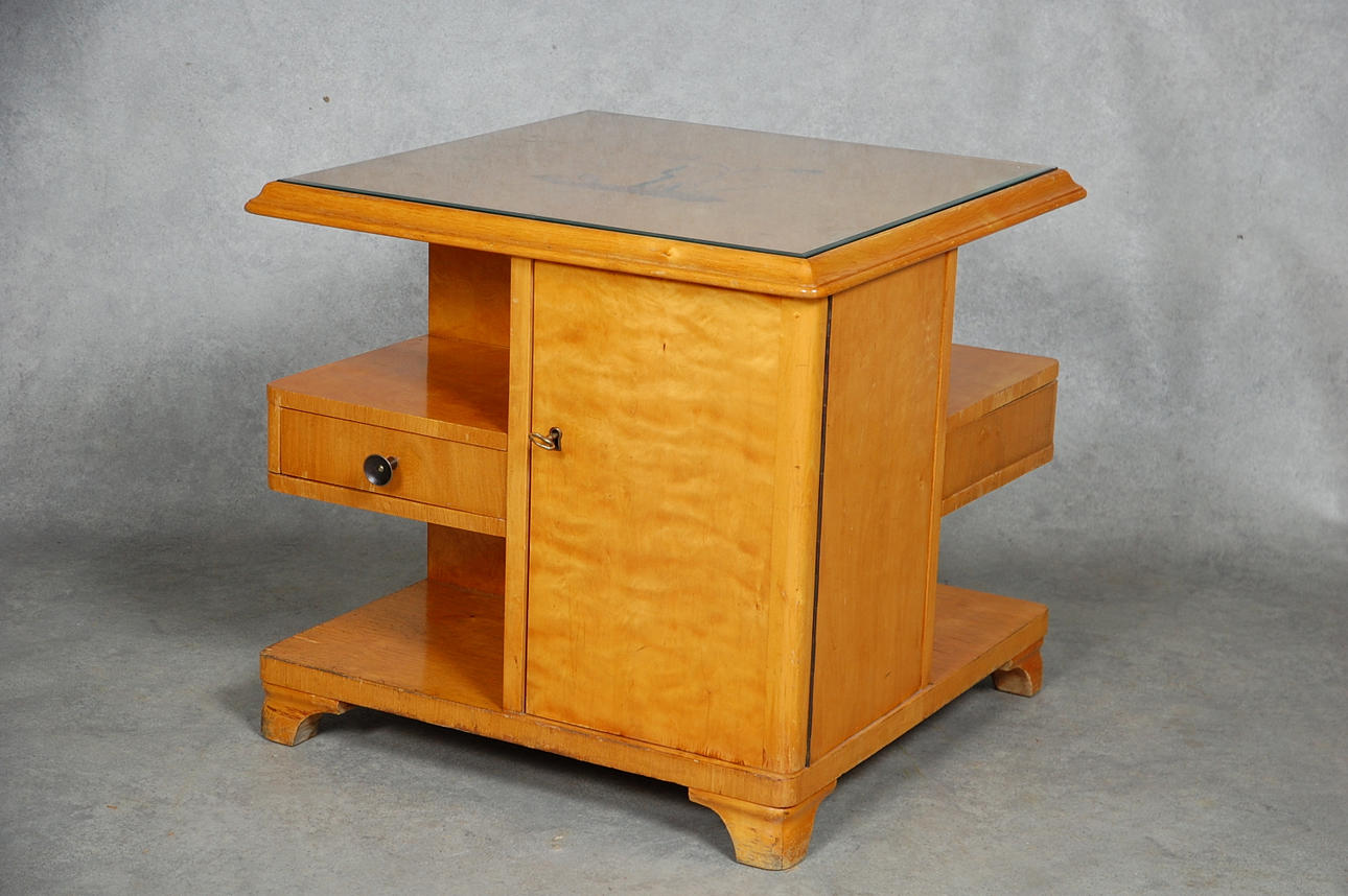 RÖKBORD, med intarsia, Art Deco.