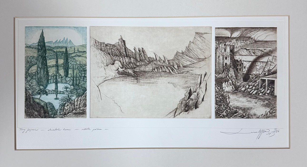 LESZEK RÓZGA. Etsningar, tripytyk.