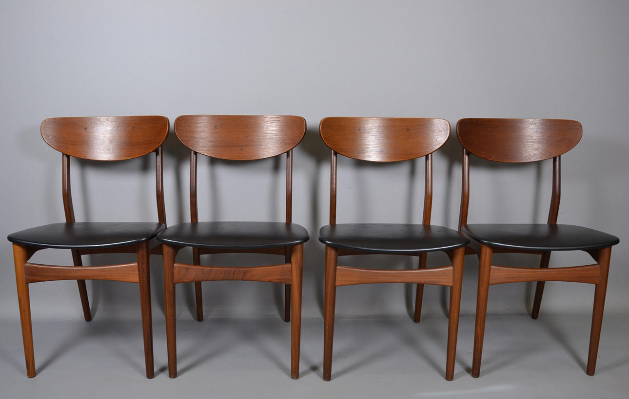 4 TEAK STOLAR DANMARK.