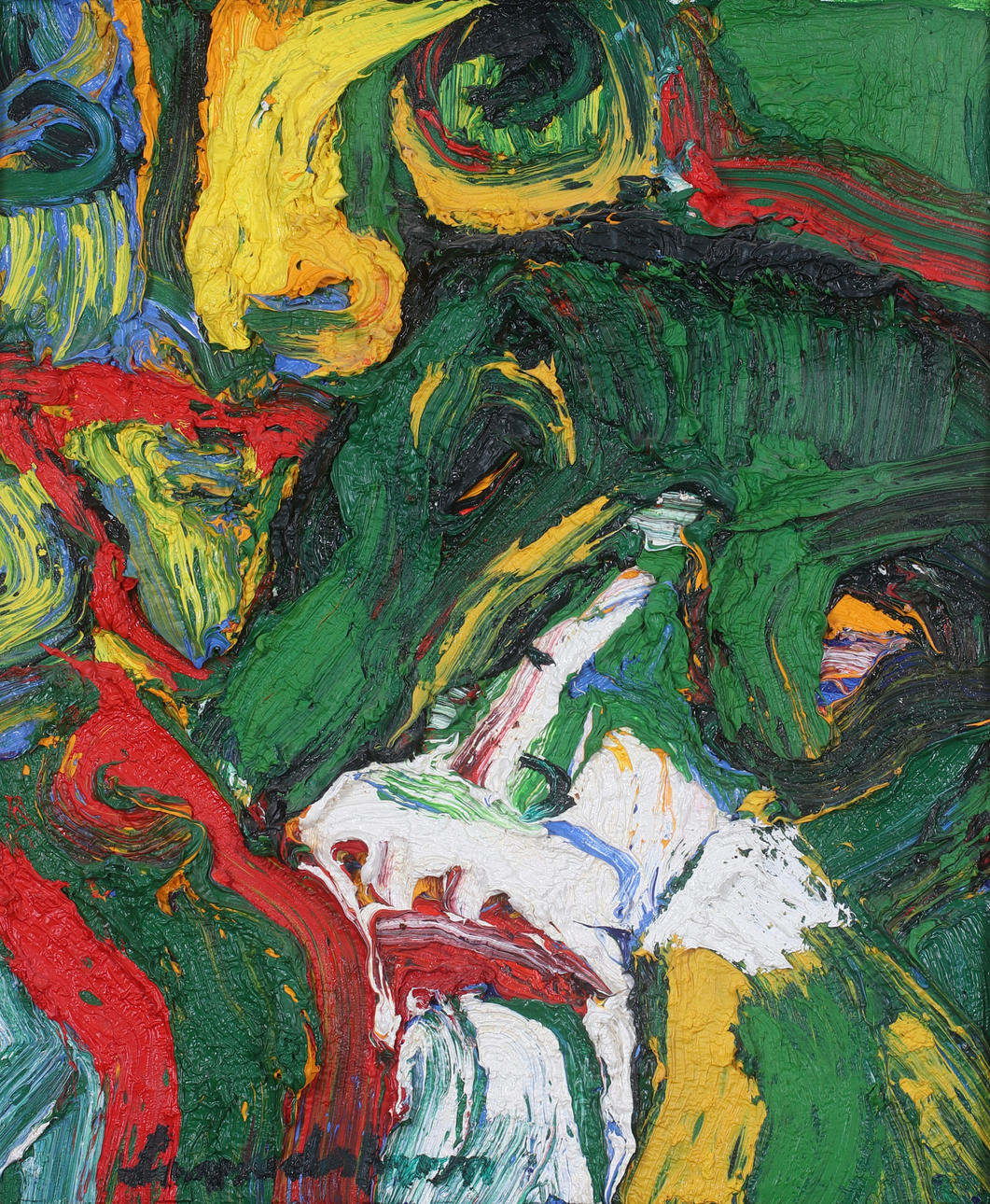 BENGT LINDSTRÖM. Composition with figures, oil on canvas, signed.