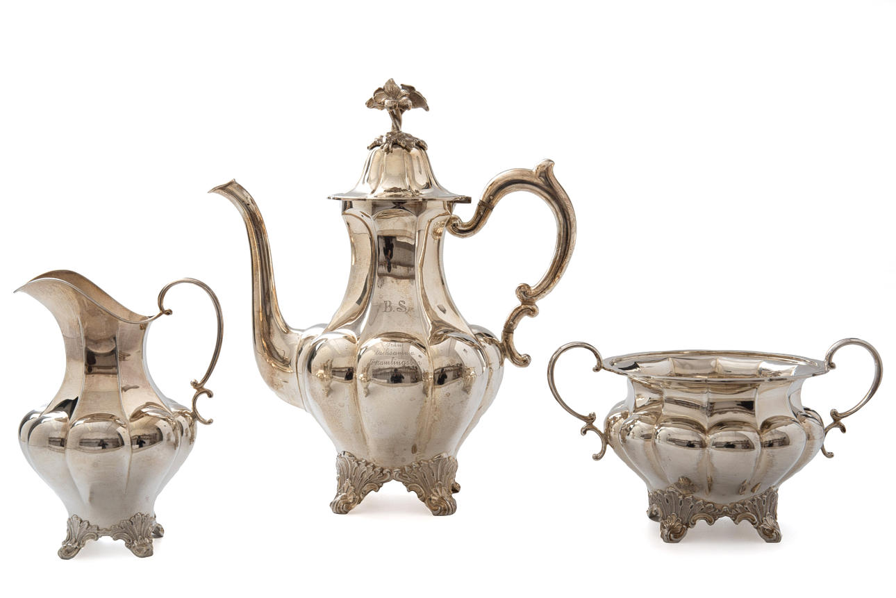 3-delad kaffeset, Sverige 1919.