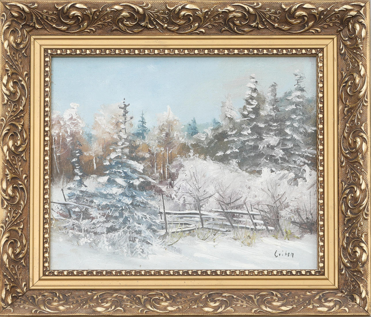 EINAR CRITÉN. oil on canvas, signed. Art - Paintings - Auctionet