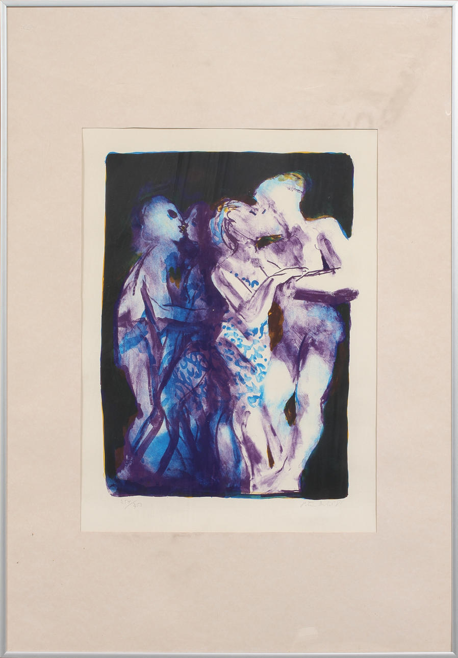 PETER DAHL. färglitografi, sign o numr 254/450.