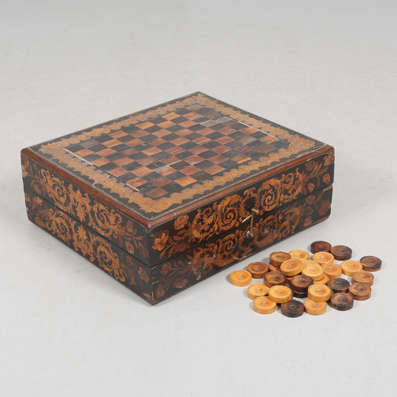 Brætspil, skak og backgammon. 18./20. århundrede.