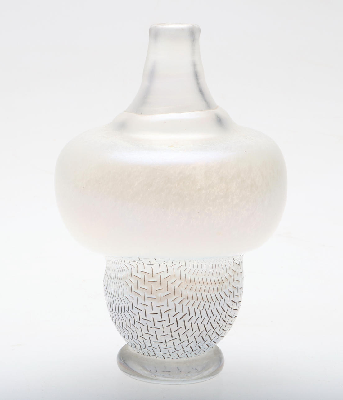 KONSTGLAS, vas, Boda Ateljé, Bertil Vallien, signerad.