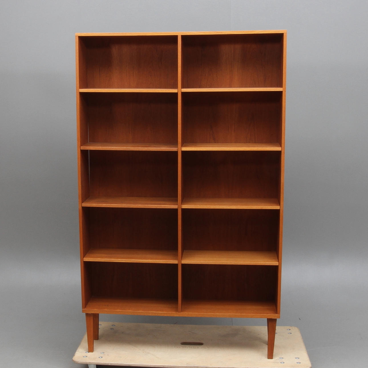 BOKHYLLA, teak, troligen Bräntorps, 1950/60-tal.