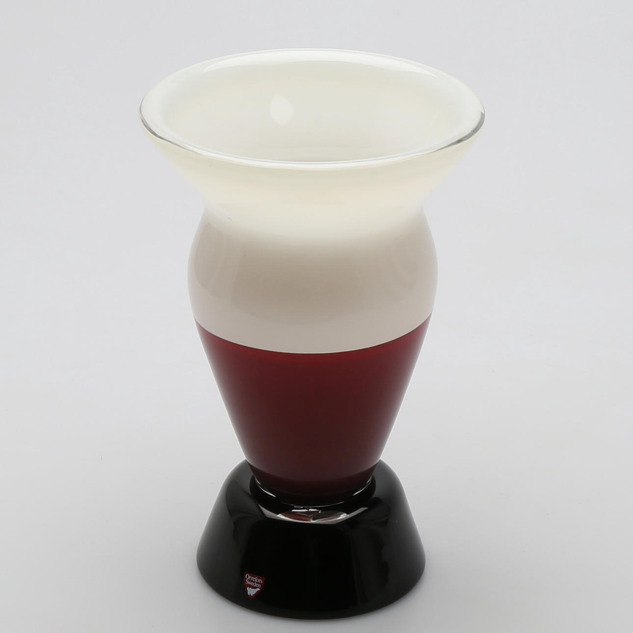 VAS i glas, Mats Borgström för Orrefors, signerad -89.