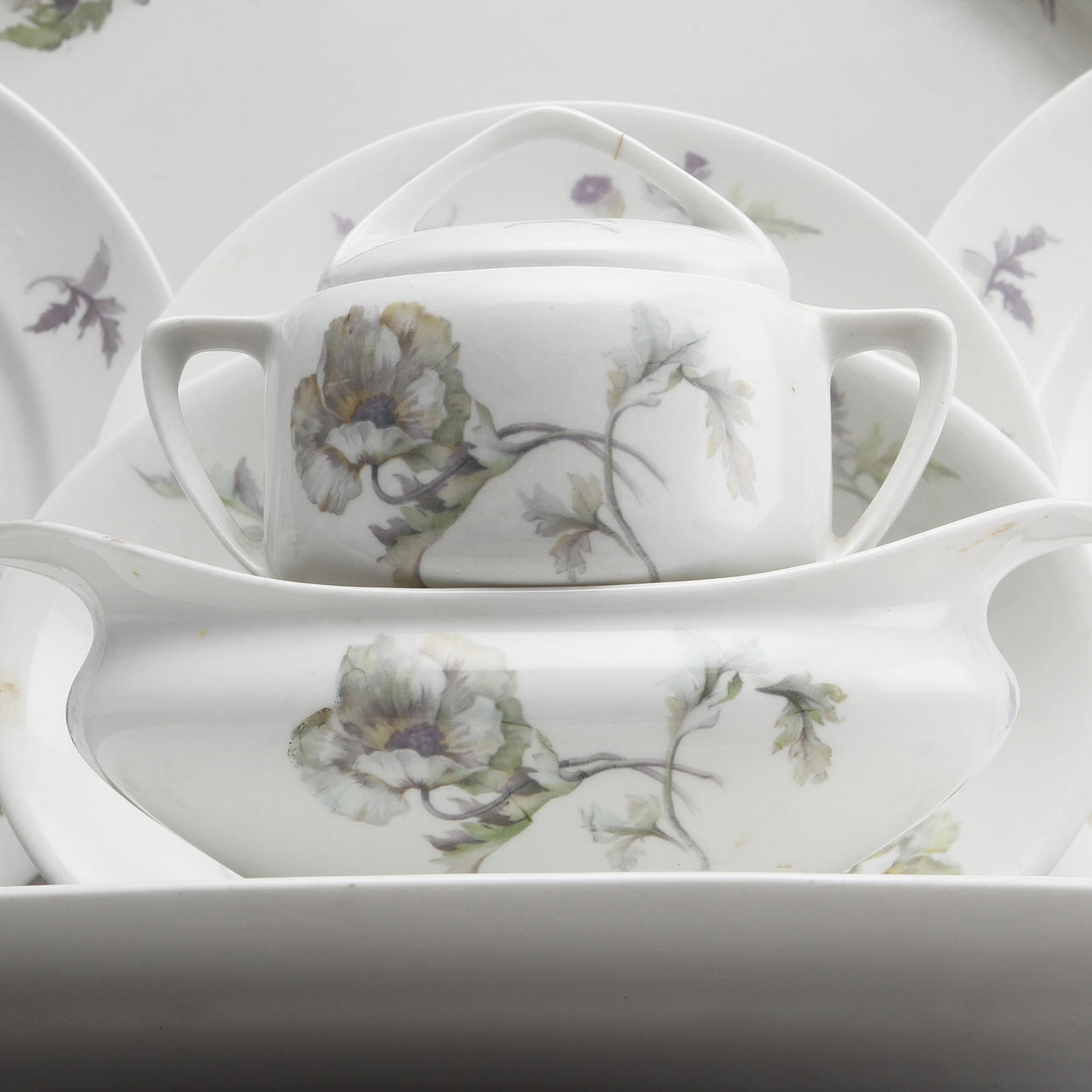 MATSERVIS, porslin, 70 delar, Rörstrand,1900-talets första kvartal.