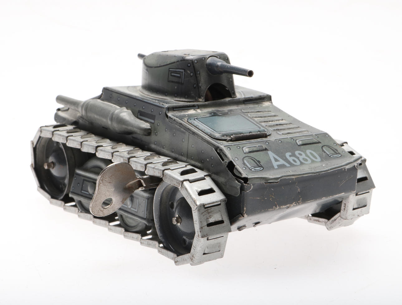 PANSARVAGN, Litograferad plåt, Made in Germany.