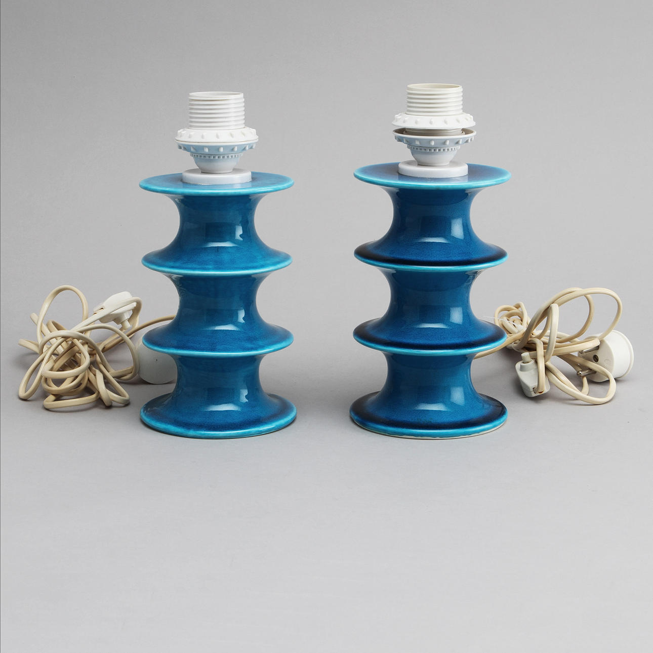BORDSLAMPOR, 2 st, "Pop", Inger Persson, Rörstrand.