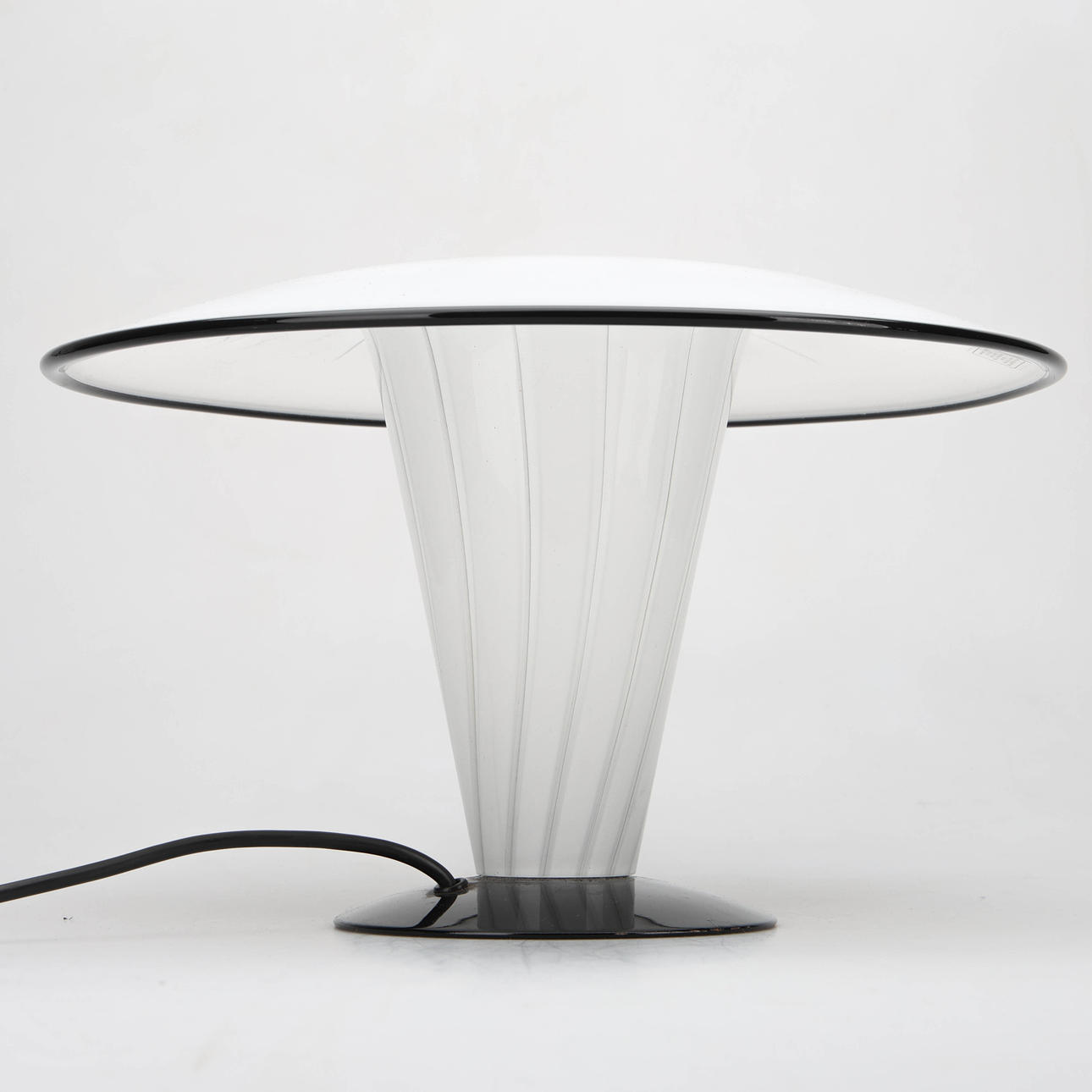 Tischlampe, Glas, Italien.