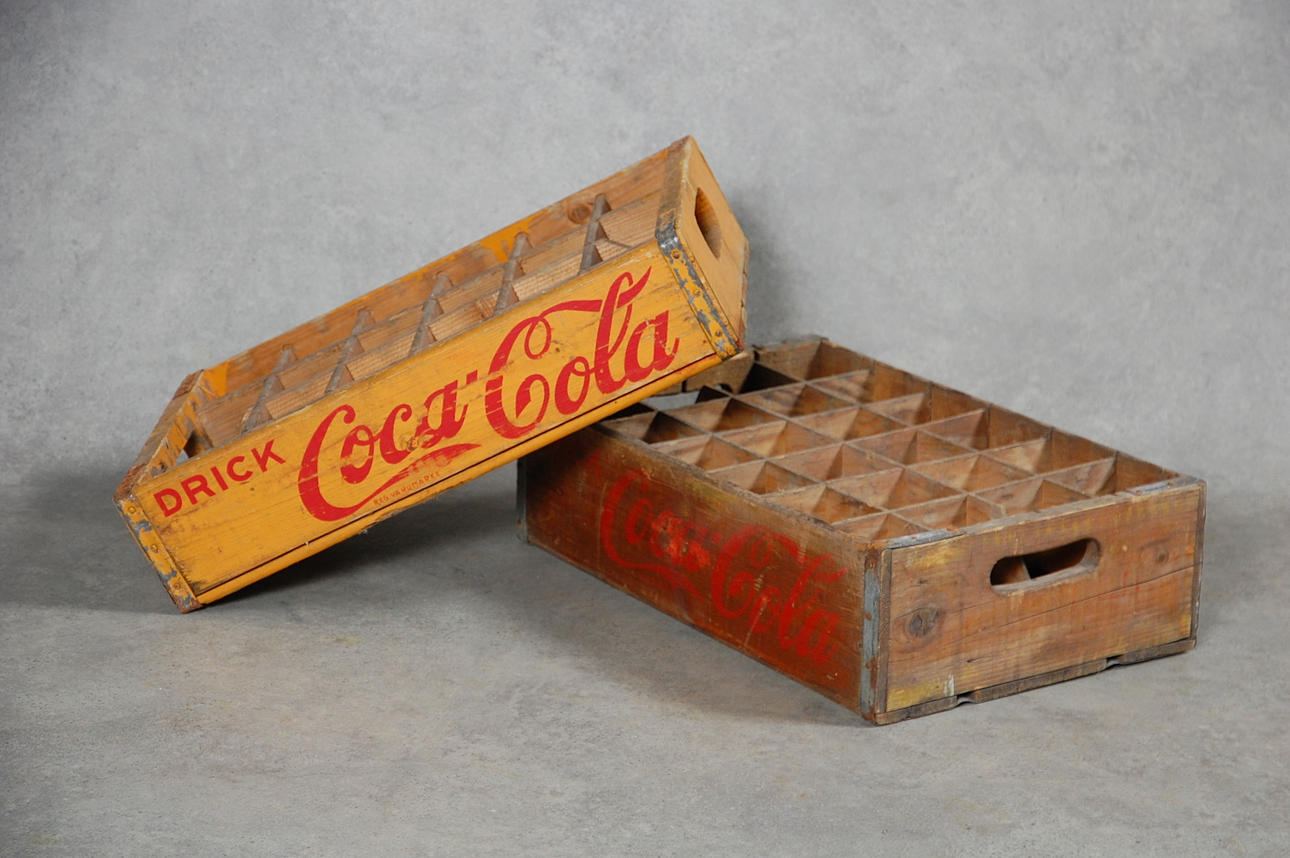 COCA COLA, backar, 2 st 1950-tal.