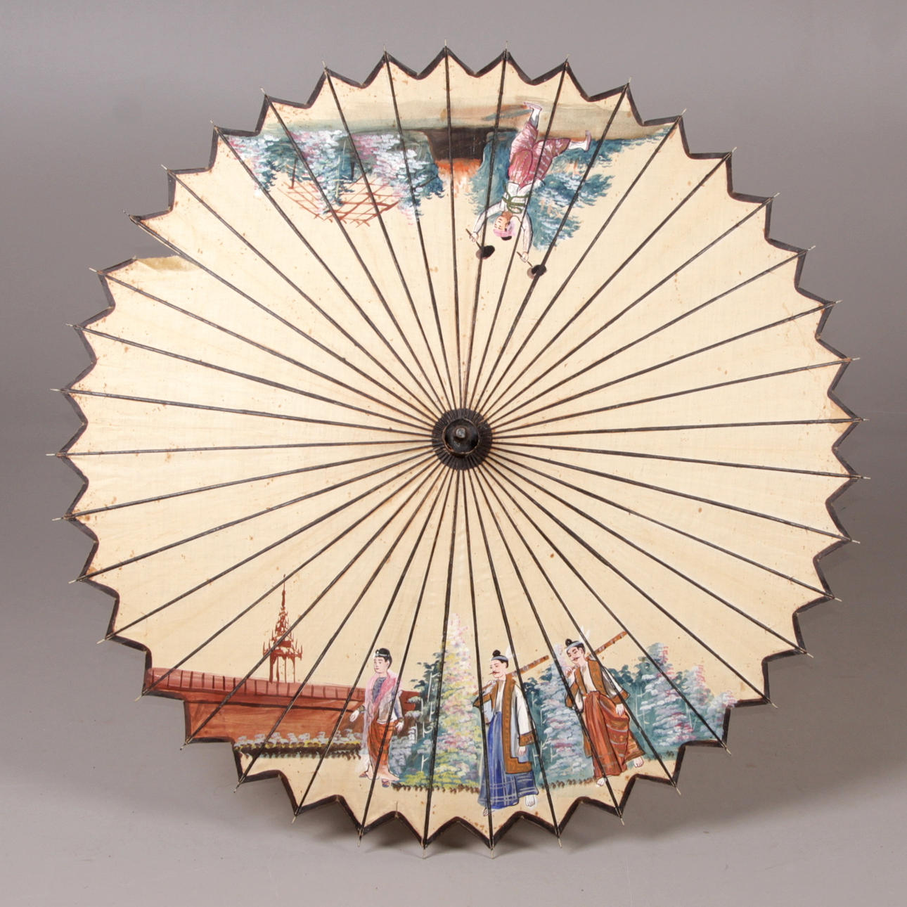 PARAPLY, Kina, 1800/1900-tal.