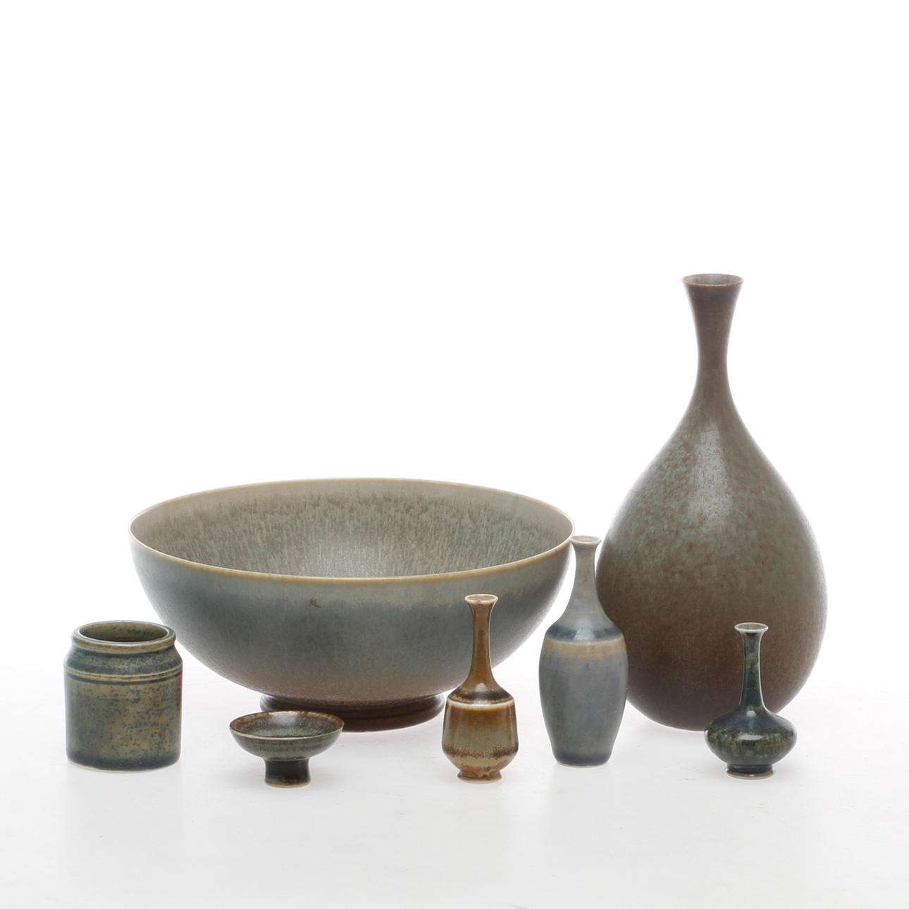 KERAMIK, 7 delar, bland annat Sven Wejsfelt, Gustavsberg.