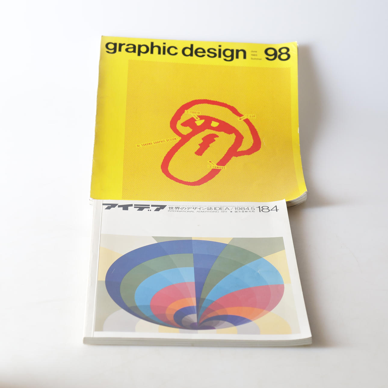 BÖCKER & TIDSKRIFTER, ca 12 st, Reklam & Grafisk design, 1980-tal ...