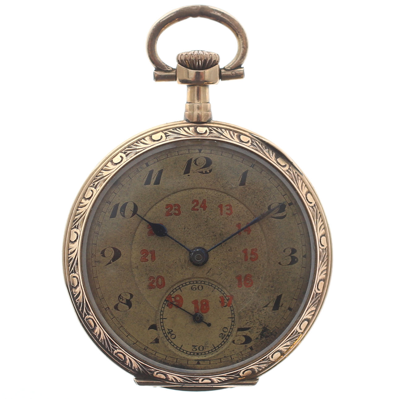 FICKUR, yttre boett 14K guld, 1900-tal, totalvikt 23,80 gram.