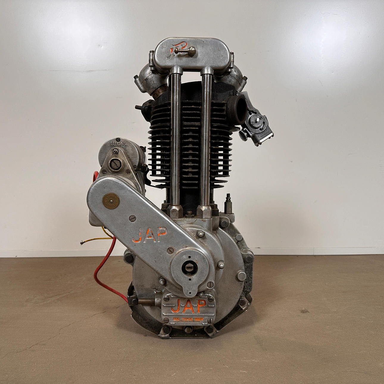 JAP, engine, 600cc, circa 1938, England.