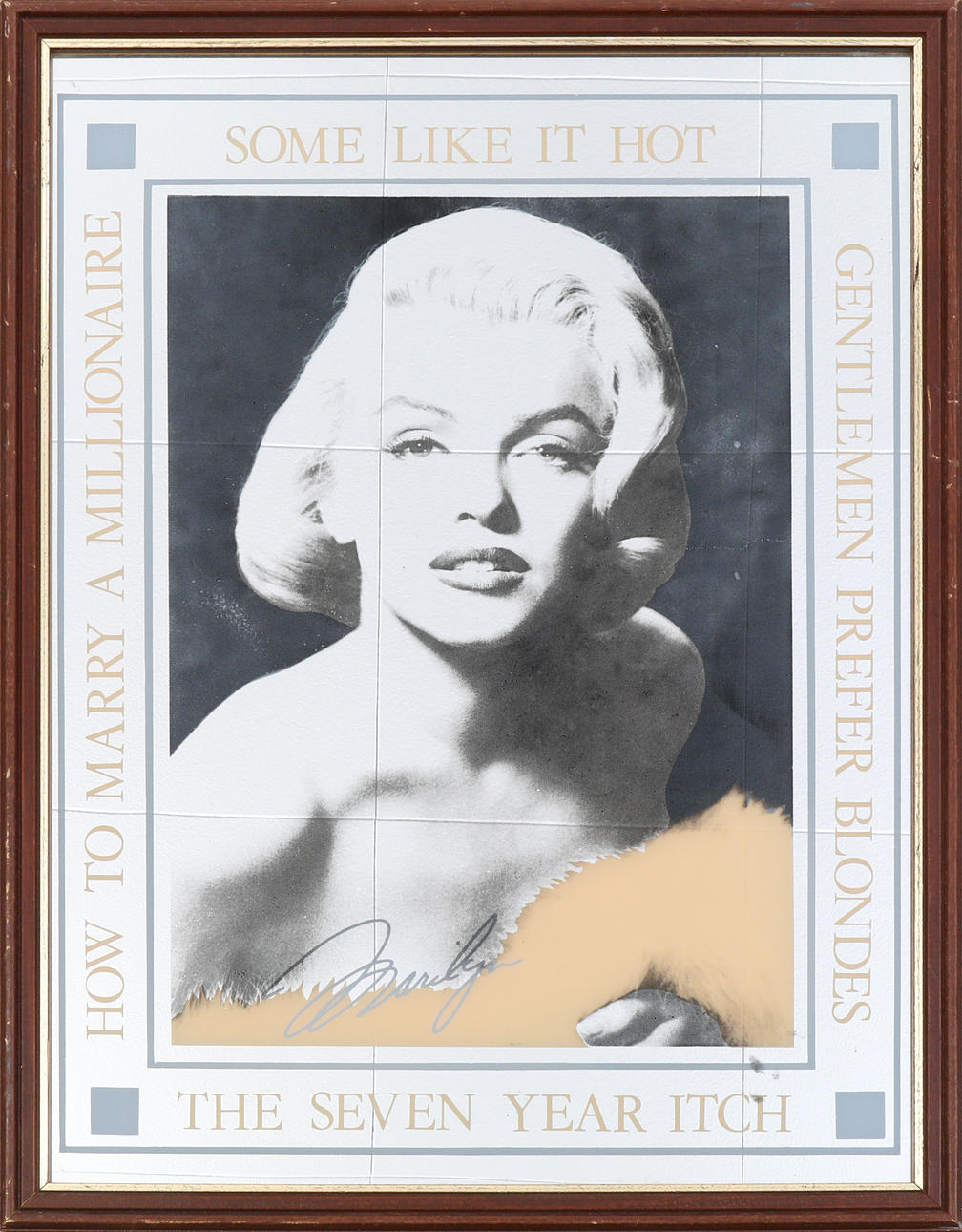 SPEGELTAVLA, Marlin Monroe.