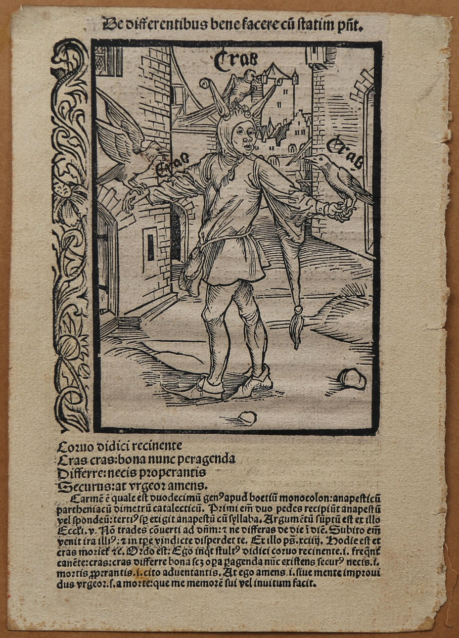 AFTER ALBERTO DURERO. "El cuervo loco".