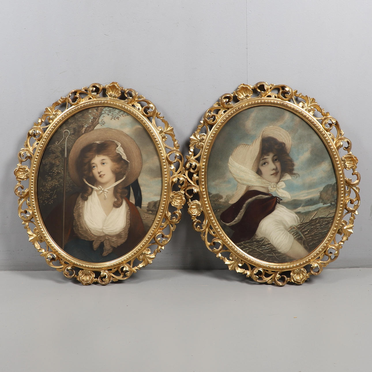 RAMAR, ETT PAR, ”FLORENTINE”, 1800-tal.