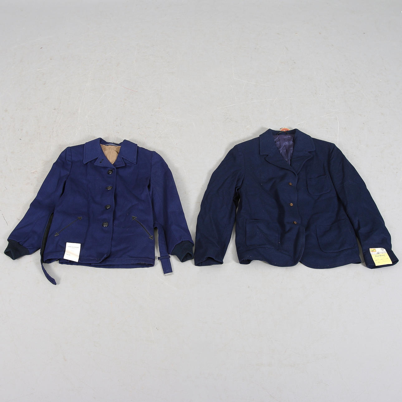JACKA och BLAZER, 2 delar, bl.a. "Club Blazer", Algots, så kallad new old stock från äldre konfektionsaffär, 1960-tal.