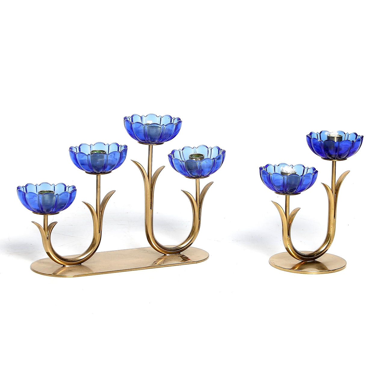 LJUSSTAKAR, 2 st, Gunnar Ander, Ystad Metall.