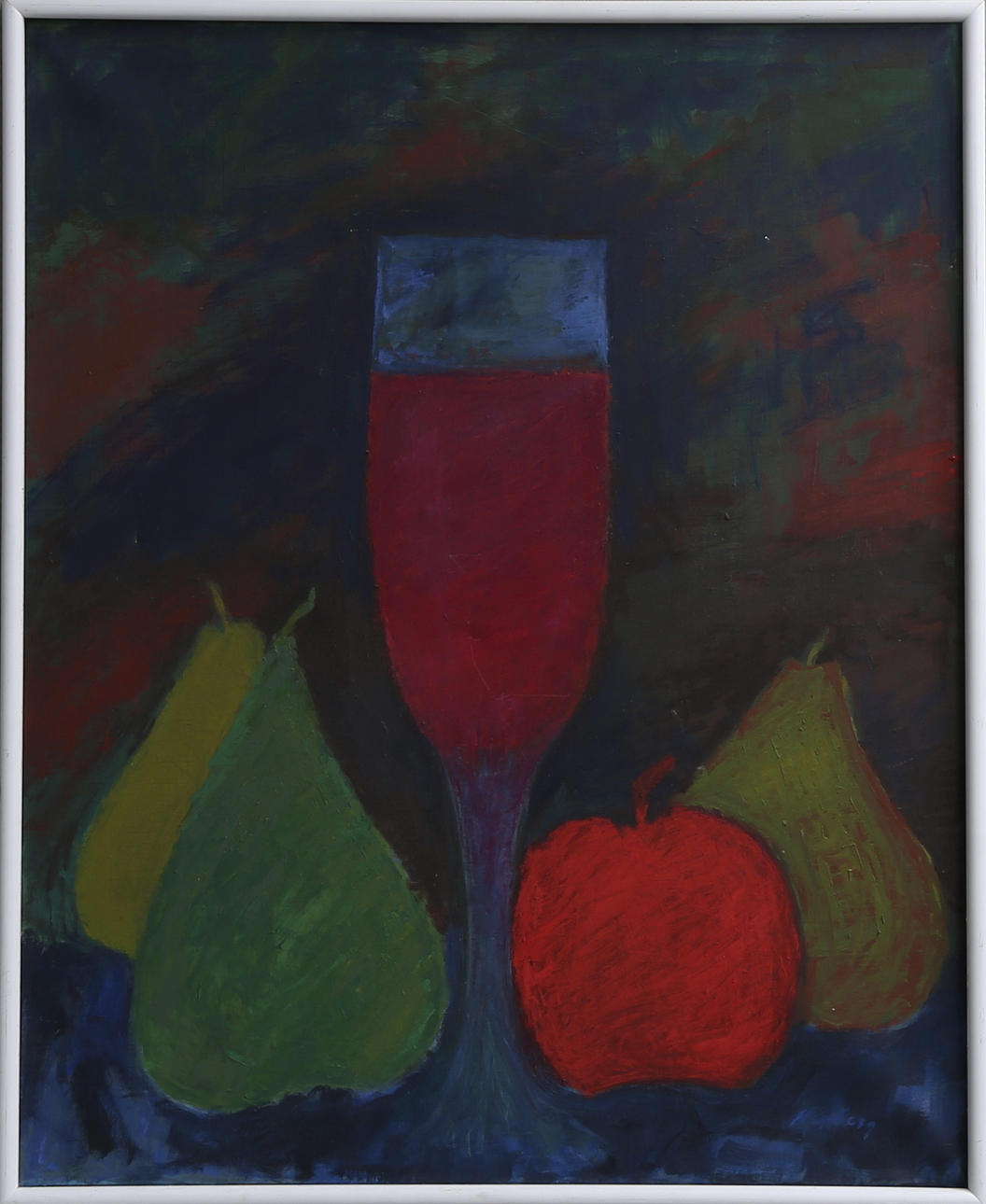 GUSTAF NESSBERG. Olja på duk, signerad.