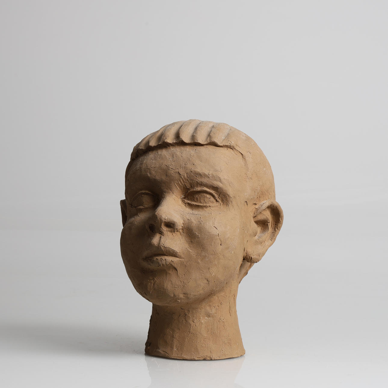 RAGNAR SUNDIN. Bust, earthenware, dated 1961.