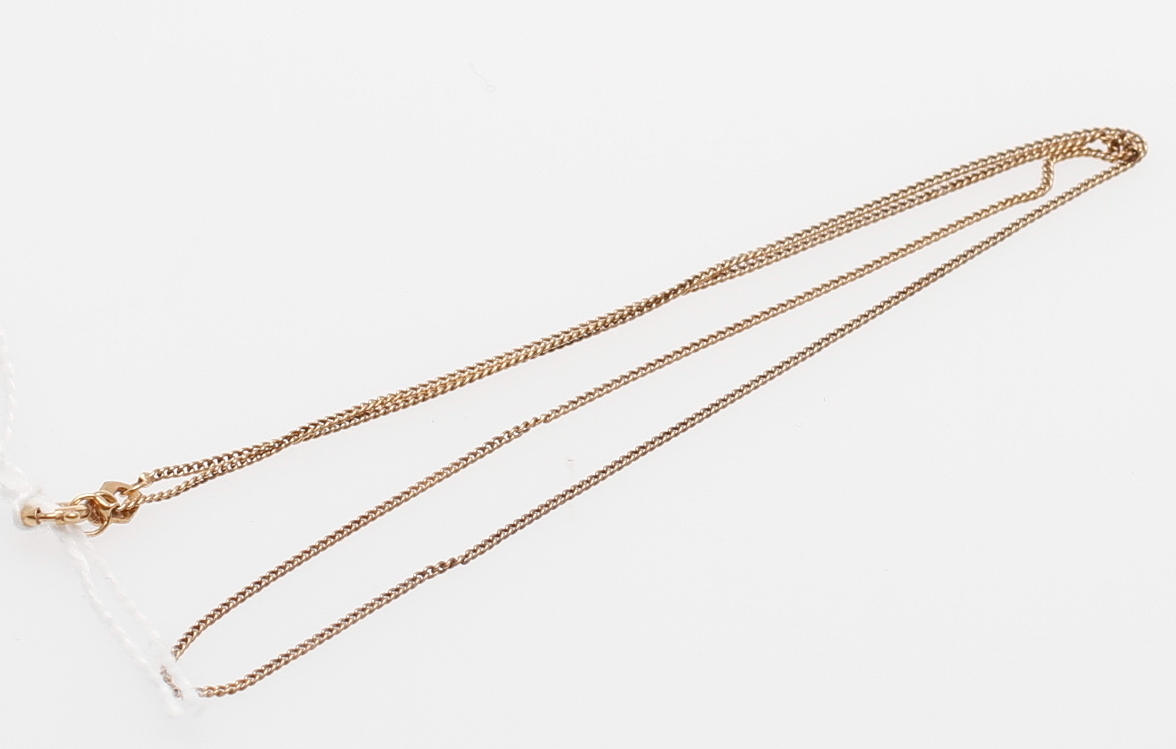 KEDJA, 18k guld, vikt ca 1,5 gram.