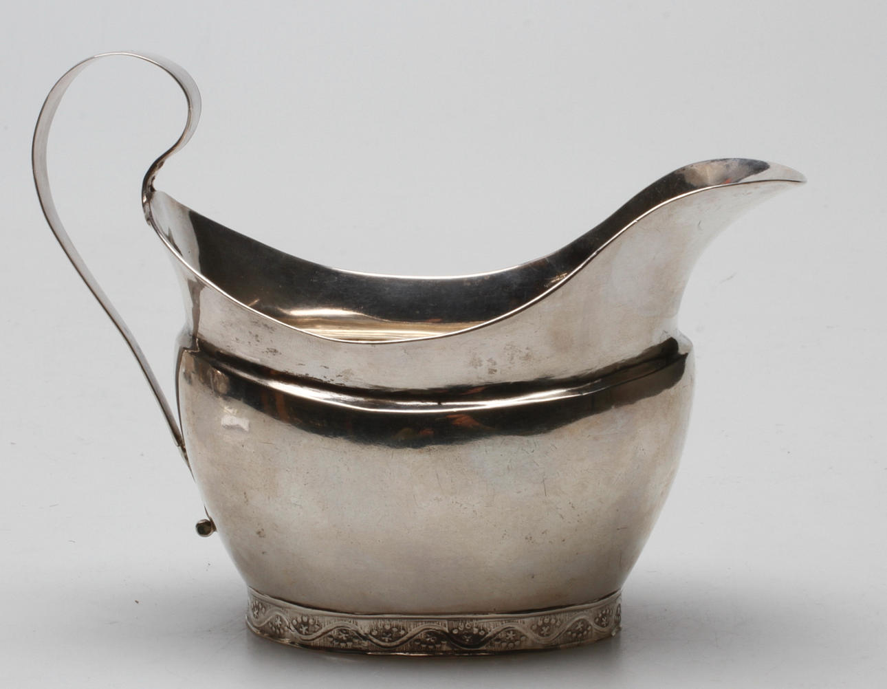 GRÄDDKANNA, Anders Emanuel Blomqvist, 1827, Vadstena, vikt ca 143 gram.