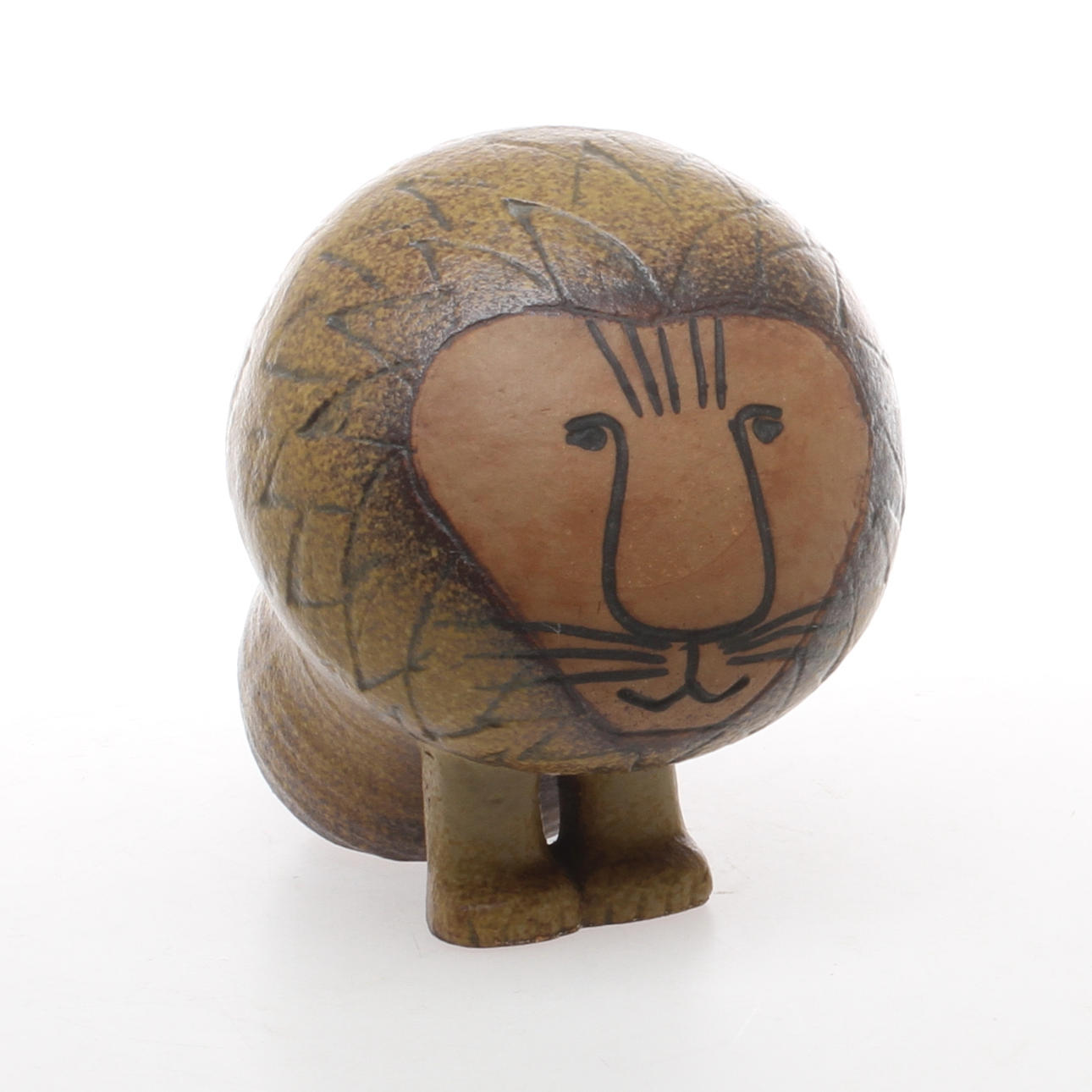 FIGURIN, stengods, Lejon, Lisa Larson, Gustavsberg.