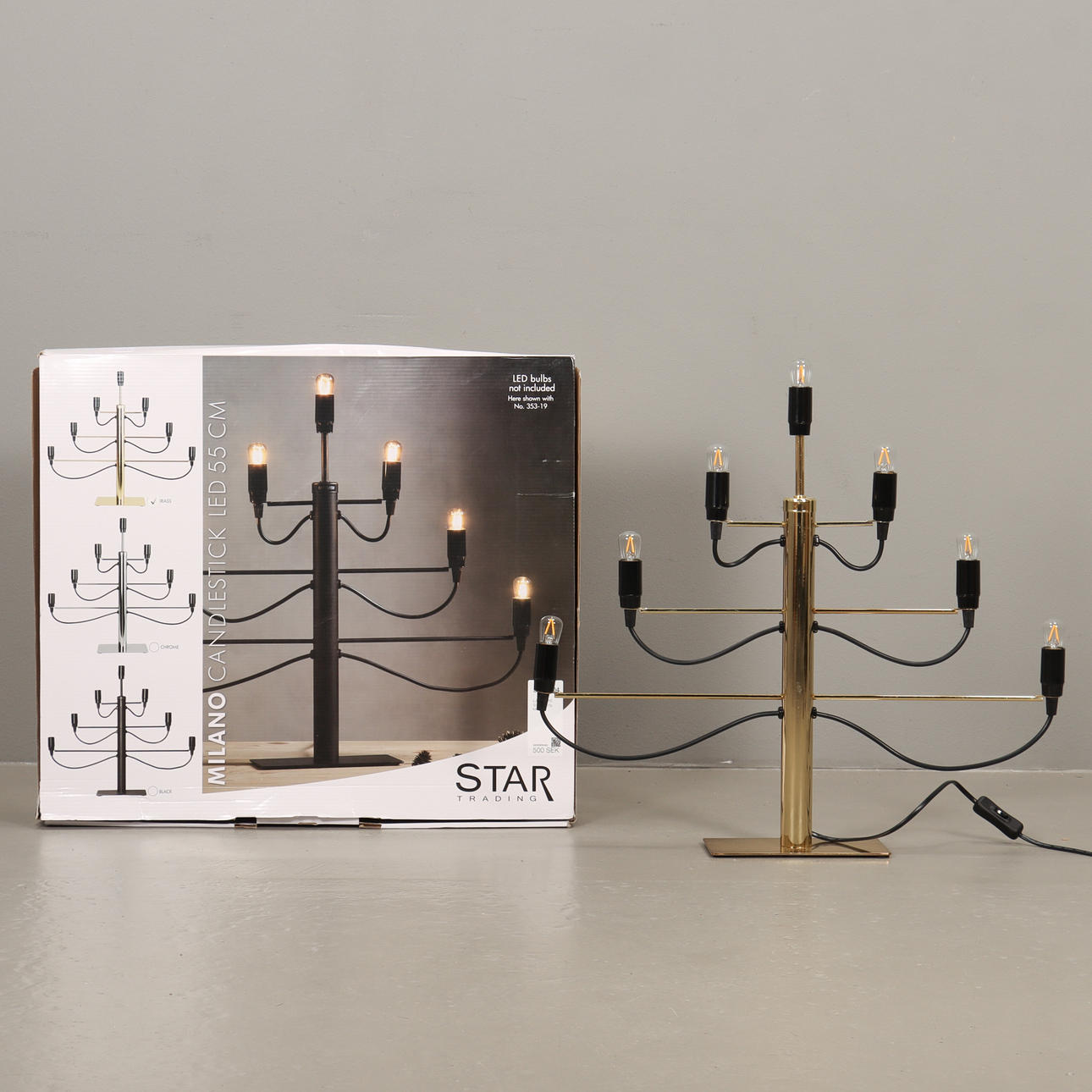 ADVENT CANDLESTICK Star Trading, Milano.