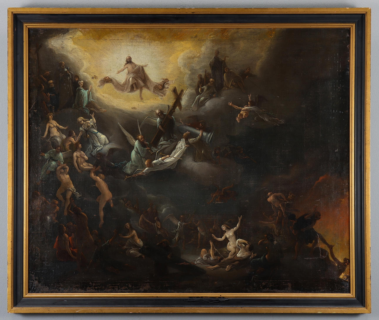 OIDENTIFIERAD KONSTNÄR, 1800-tal "The Descent Into Hell".