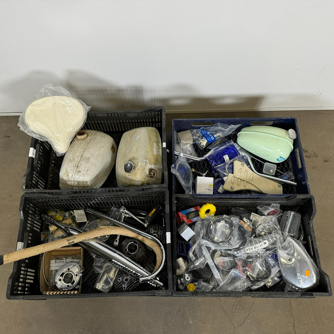 NSU, mopon osat 50cc, 1950-luku, Saksa.