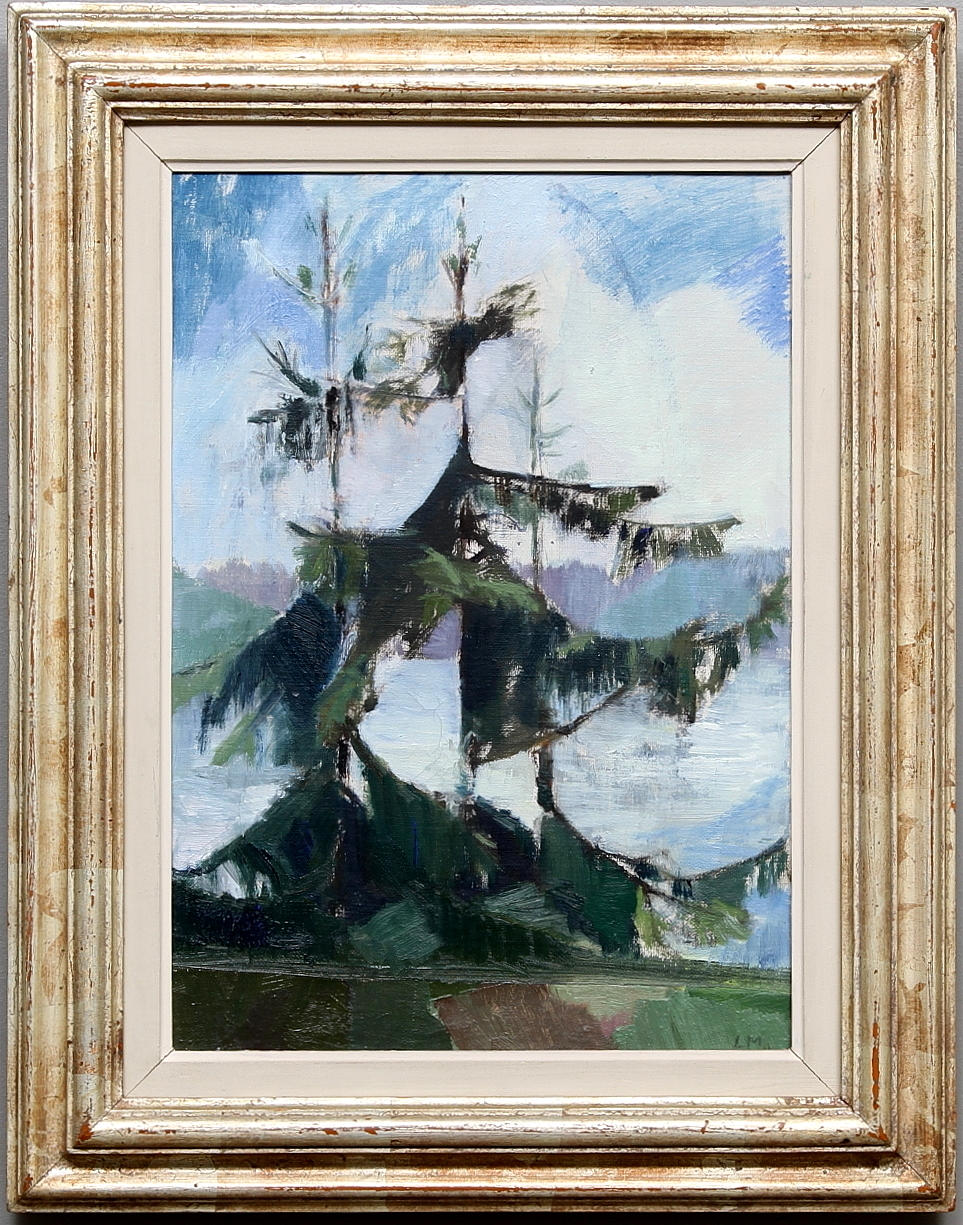 LEIF MATTSON. Olja på duk, signerad LM.