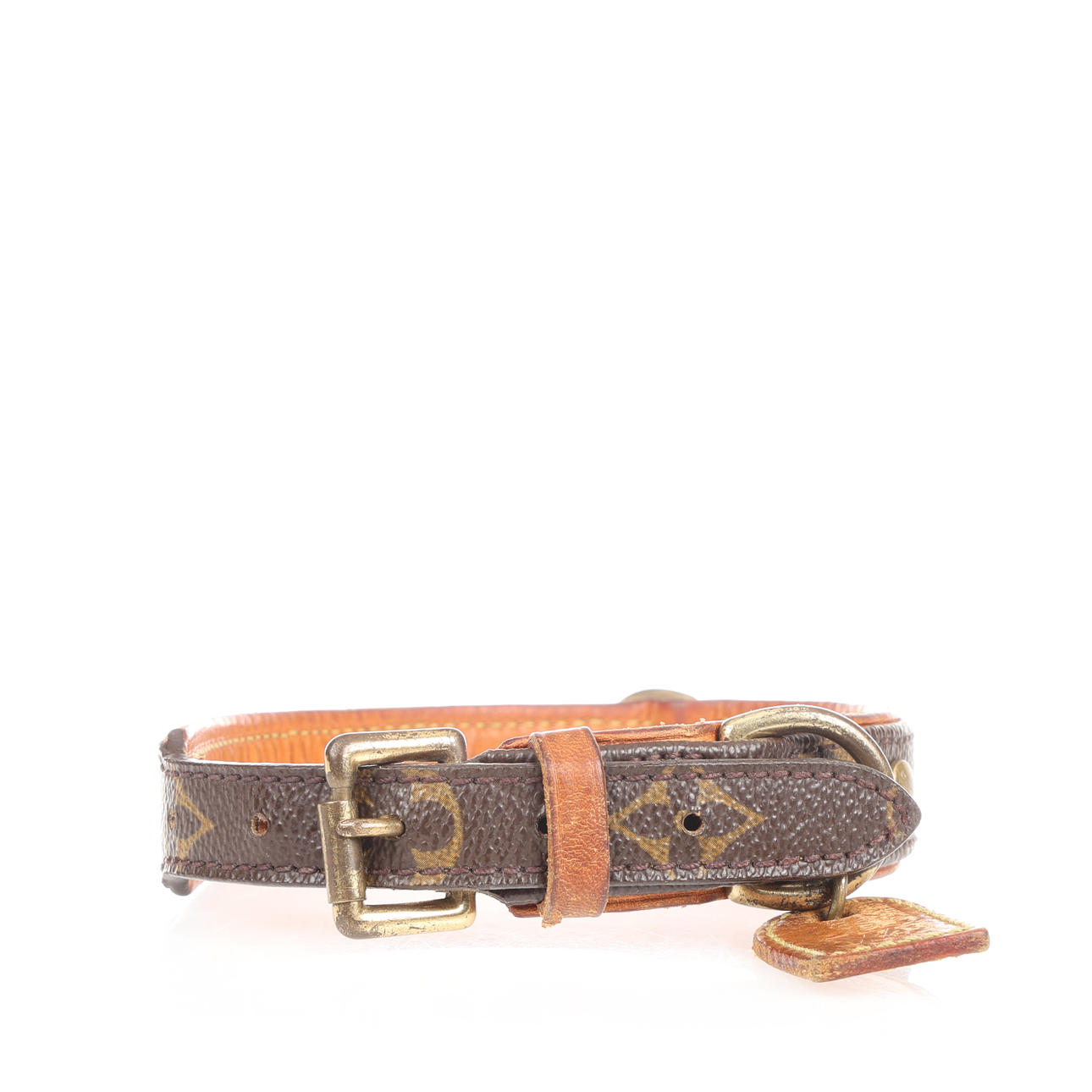LOUIS VUITTON, „Baxter hundehalsbånd“, Vintage.