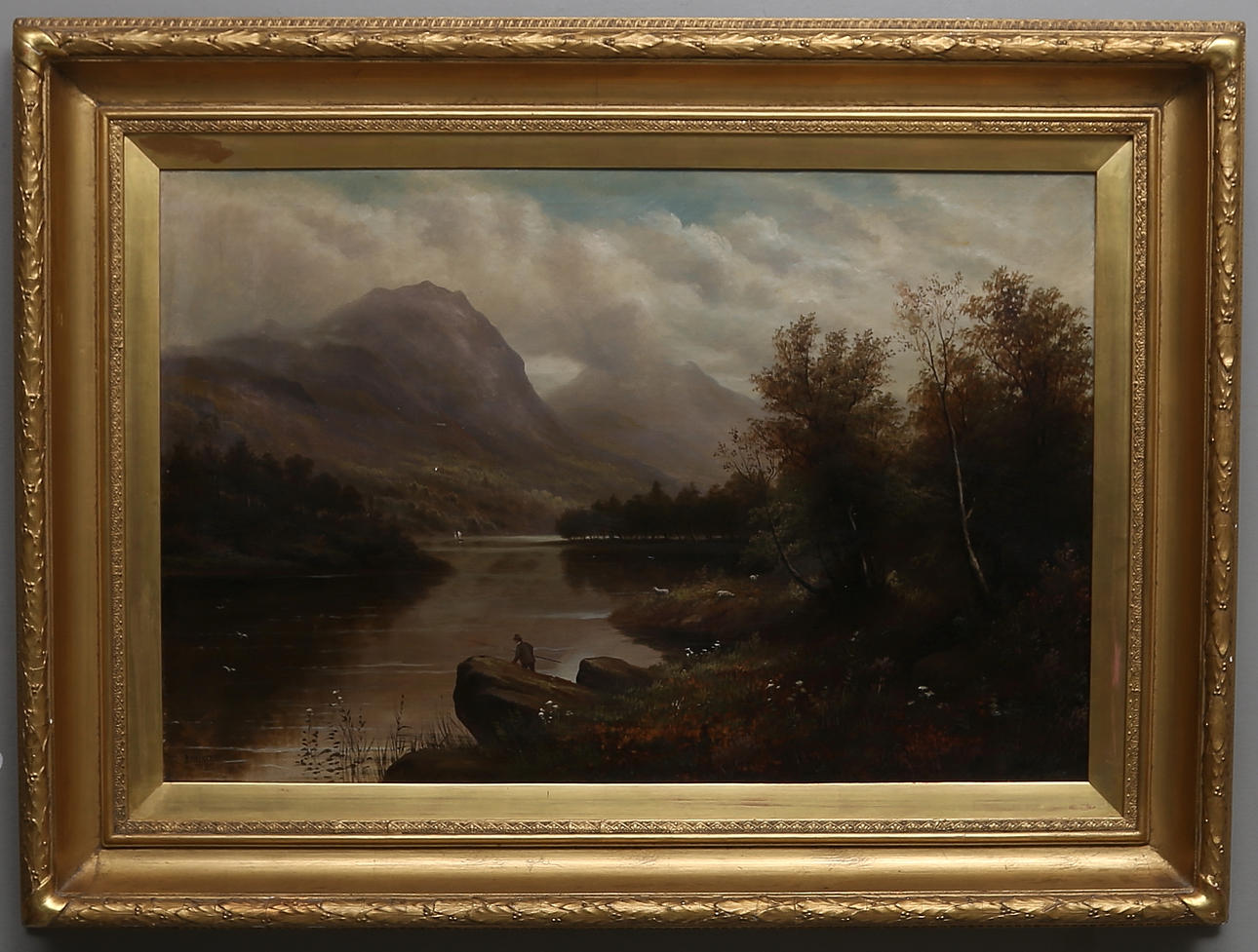 D. MACKENZIE. Olja på duk, signerad.