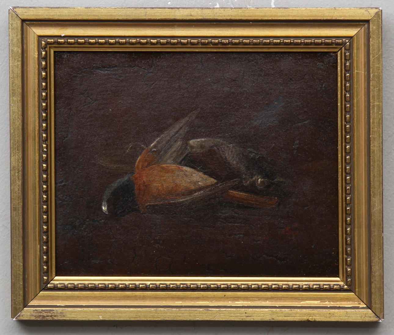 OIDENTIFIERAD KONSTNÄR. Olja på pannå, 1700/1800-tal.