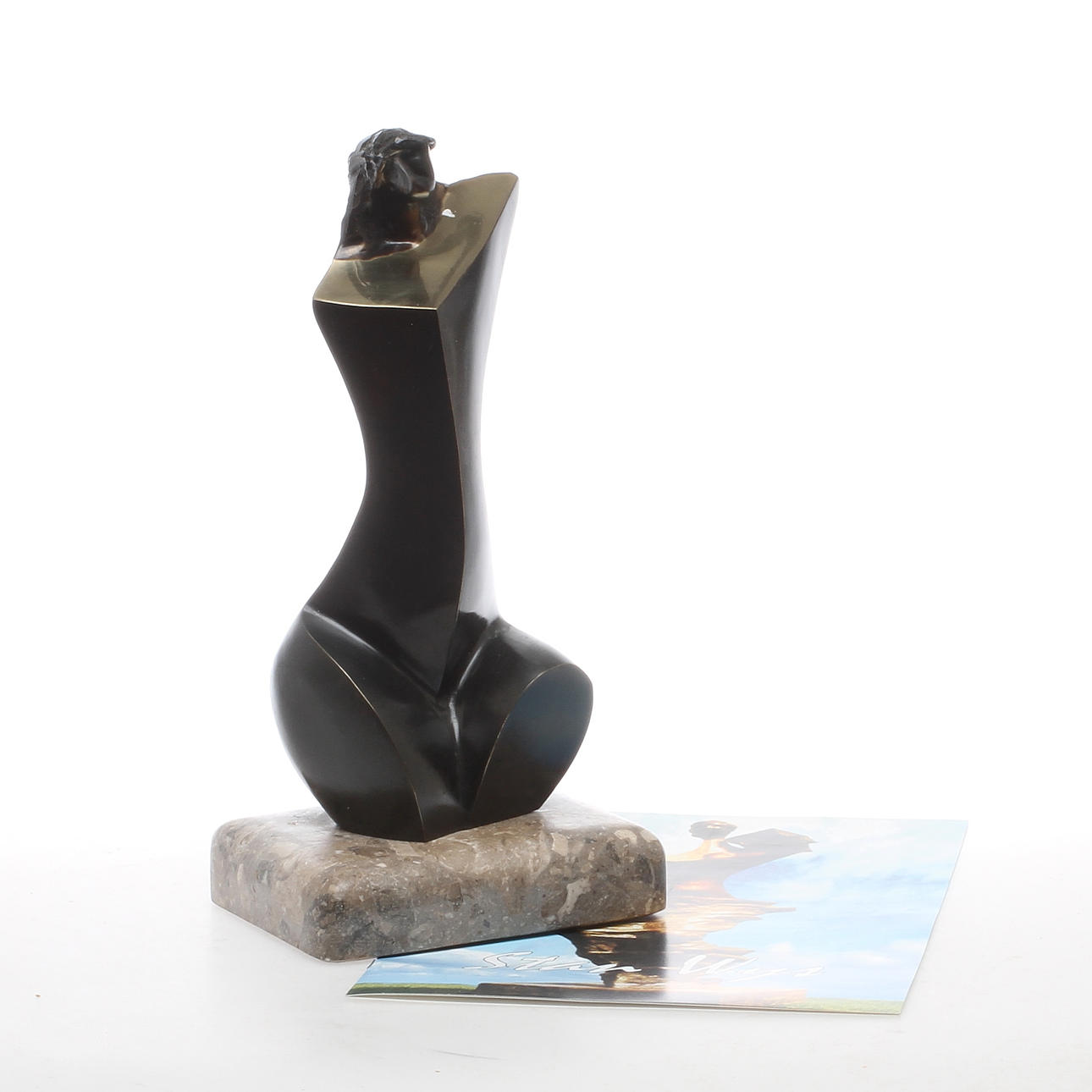 STAN WYS ( STANISLAV WYSOTSKI ). Skulptur, Kvinnostudie, brons på stensockel, signerad och numrerad X/XII, 1999.