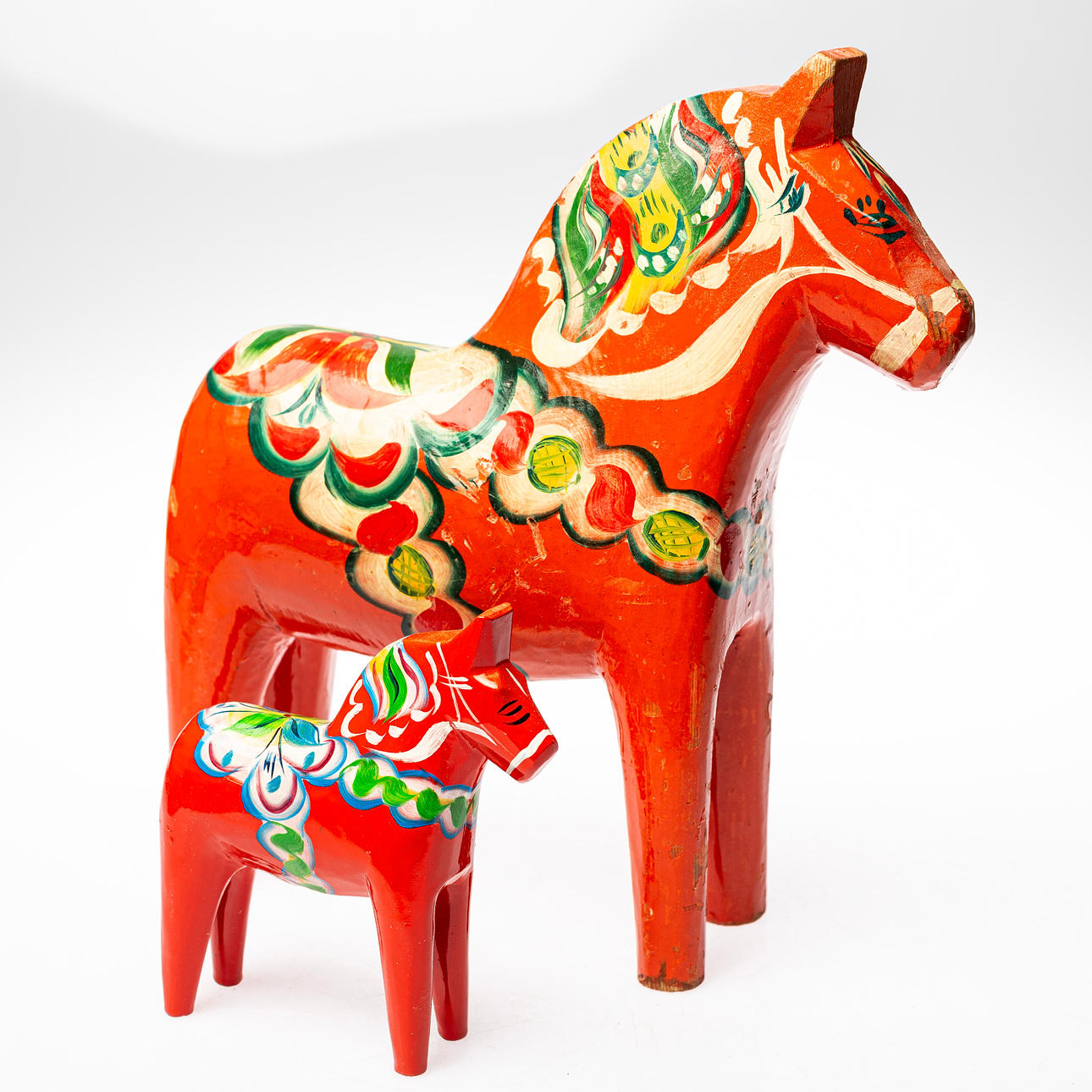 DALA HORSES, 2 Stück.