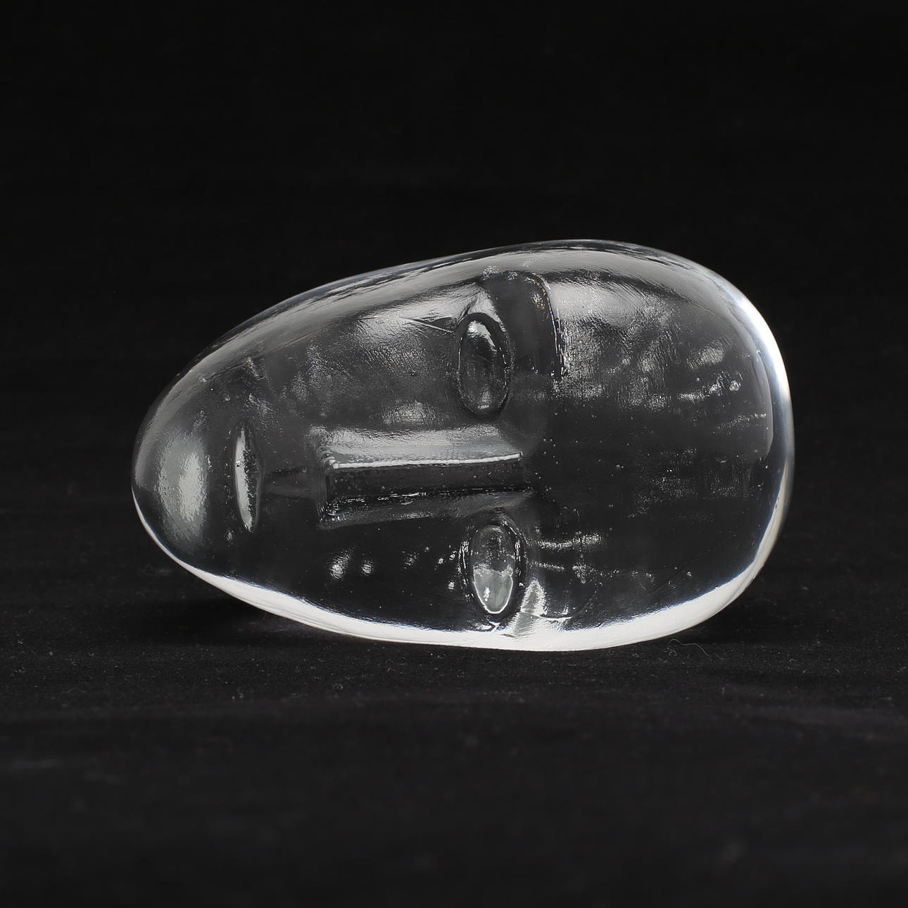 BERTIL VALLIEN. Konstglas, skulptur, prov, signerad.