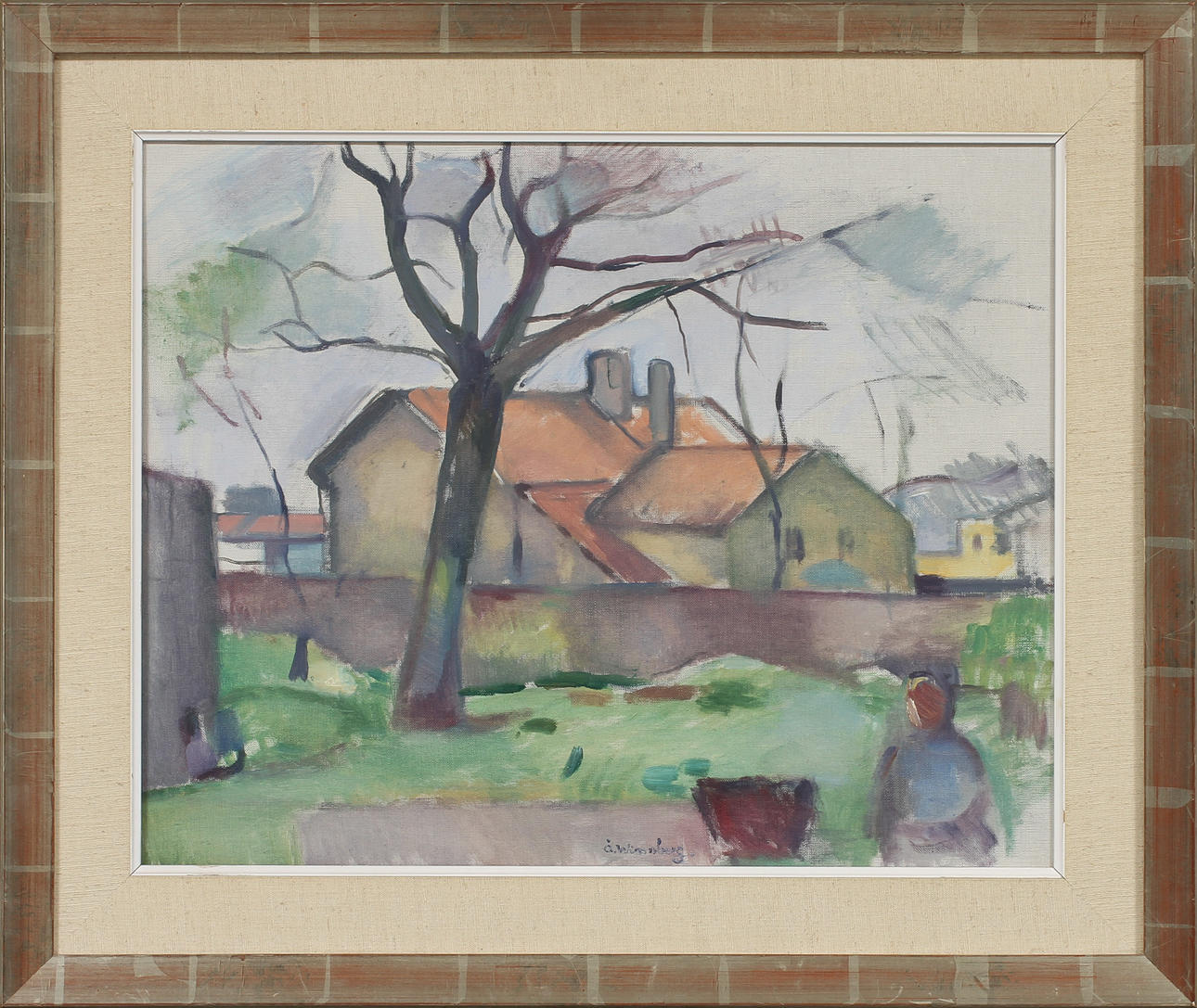 ÅKE WINNBERG. olja på duk, sign.